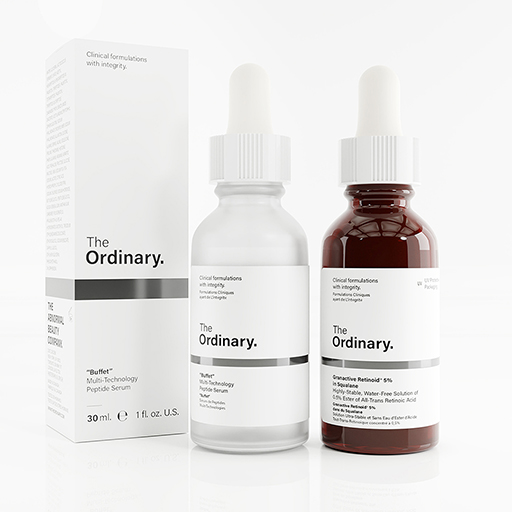 The Ordinary treatment bottles visual