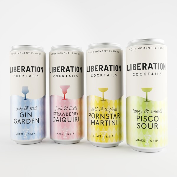 Liberation cans x 4 3D visual